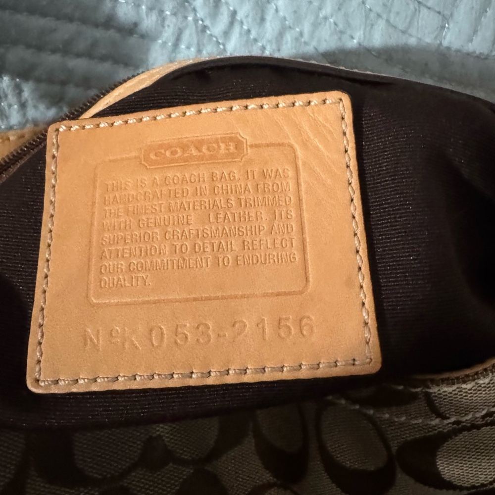 Coach Signature Logo Hobo bag